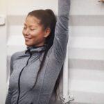 Person submitting fitness routine assignment with the keyword 'Implementing a Fitness Routine Submit Assignment.'