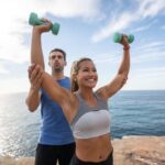 Sheryl Crow demonstrating her fitness routine, including cardio, strength training, and yoga for overall wellness