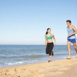 Actress Allison Janney demonstrates her fitness routine for a healthy lifestyle