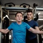 Image of diverse individuals engaged in various exercises for health and fitness