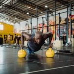 Illustration of how to fit bit during exercise, ensuring proper form and safety