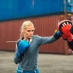 Series of functional fitness training exercises targeting strength, flexibility, and balance