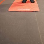 cardio machines, weight machines, and stretching equipment